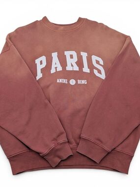 Anine Bing Paris Sweatshirt in Dusty Rose Ombre